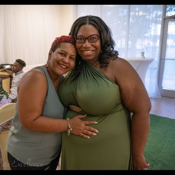 Olive Green Convertible Dress - Picture 6 of 8